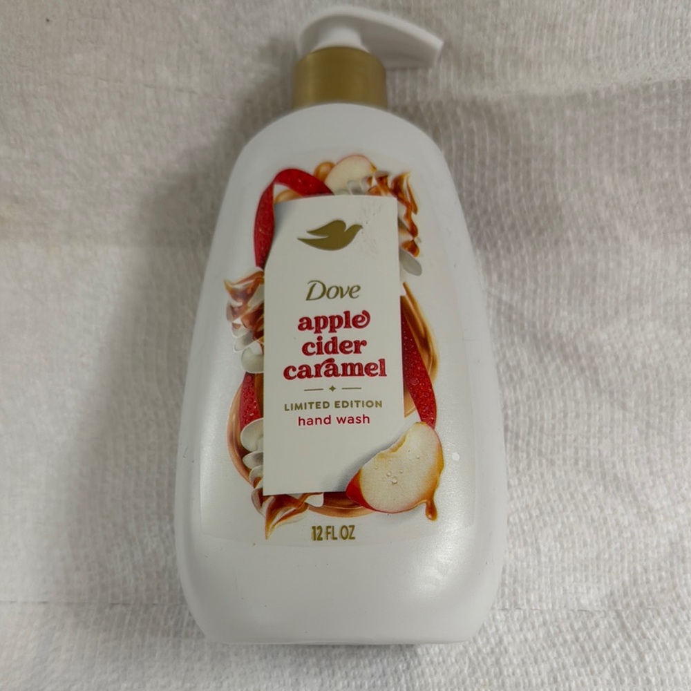 White and Gold Apple Harvest Hand Soap